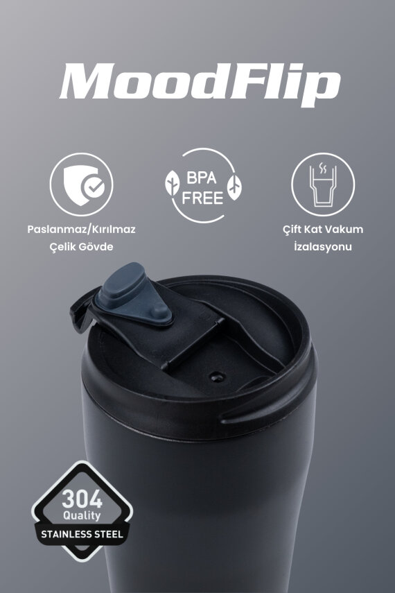 MoodFlip 400 ml Paslanmaz Çelik Bardak Termos CKR2049 - 18